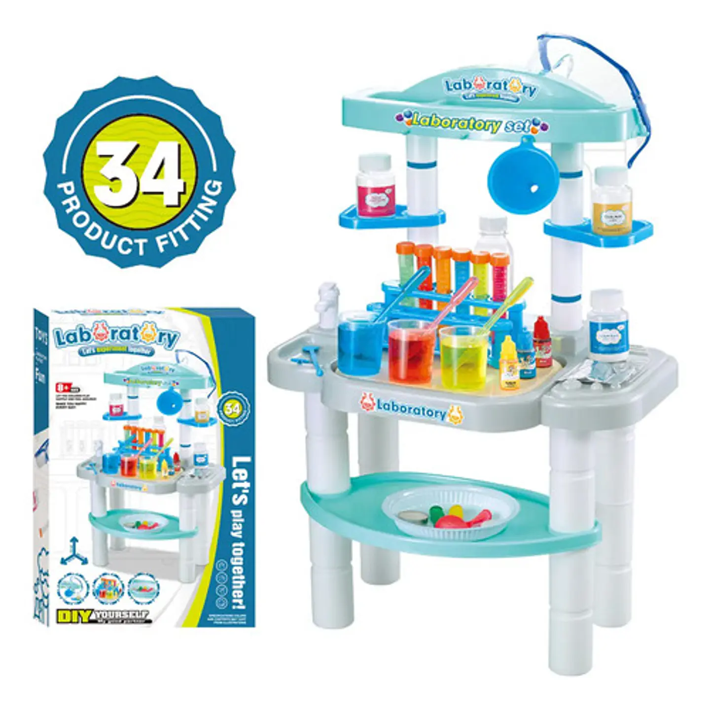 Set Laboratorio Juguete Para Niños Experimentos Cientificos 1
