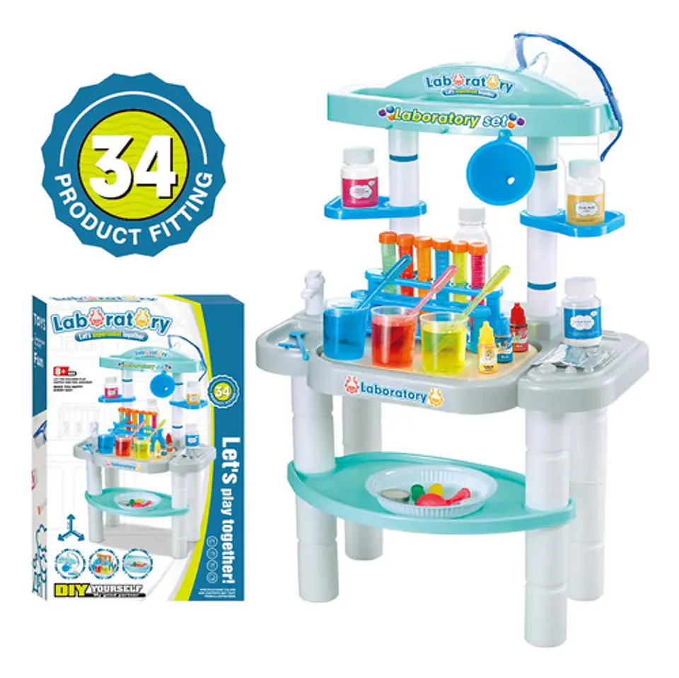 Set Laboratorio Juguete Para Niños Experimentos Cientificos 1