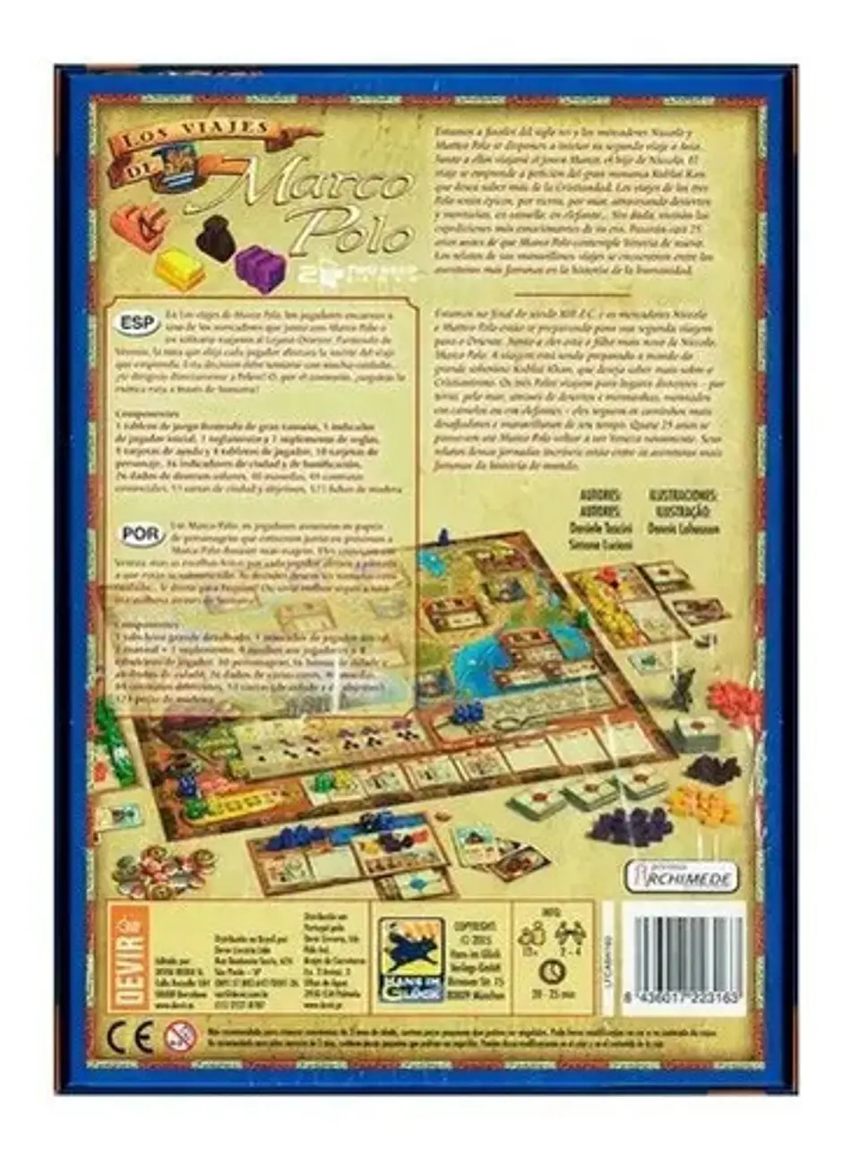 Los Viajes De Marco Polo - Juego De Mesa Devir 7