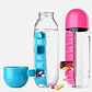 Botella Envase Agua Organizador Pildoras Pastillero - Miniatura 14