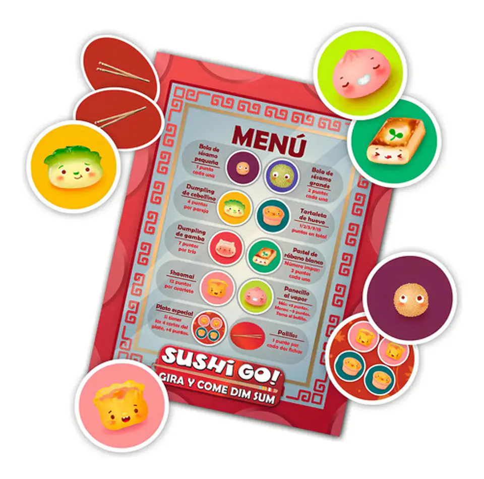Sushi Go! Gira Y Come Dim Sum 3