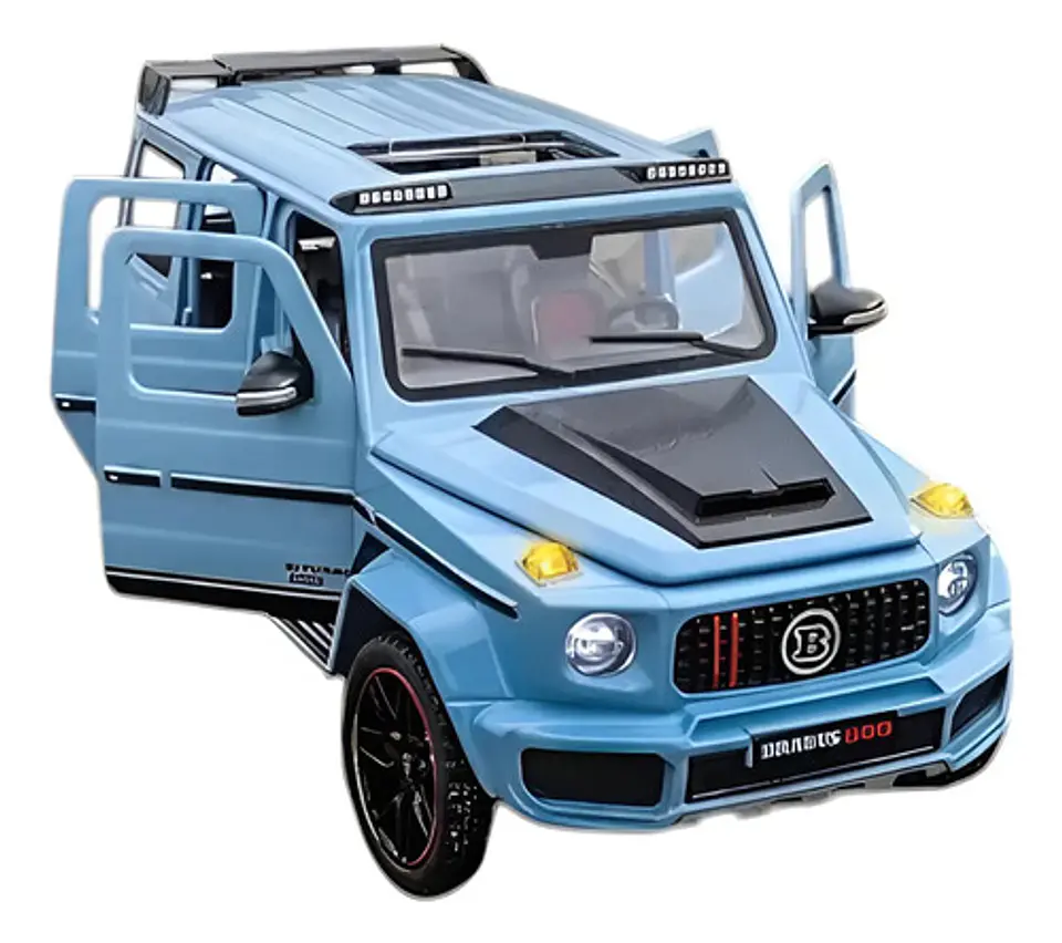My66 Brabus 800 Diorama 1:24 Carro Escala Con Taller Mecanic 2