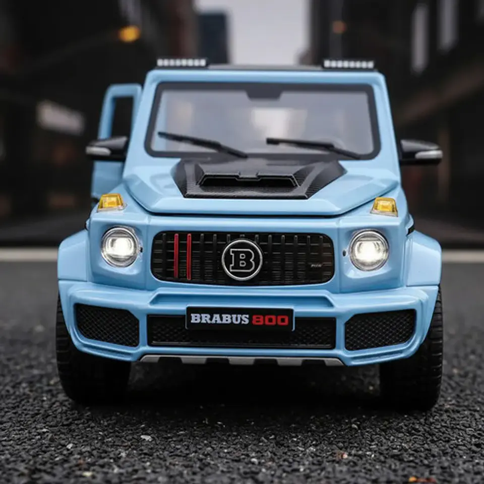 My66 Brabus 800 Diorama 1:24 Carro Escala Con Taller Mecanic 9