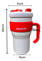 Termo Vaso Con Agarre Botella Térmica Acero Inoxidable 800ml - Miniatura 21