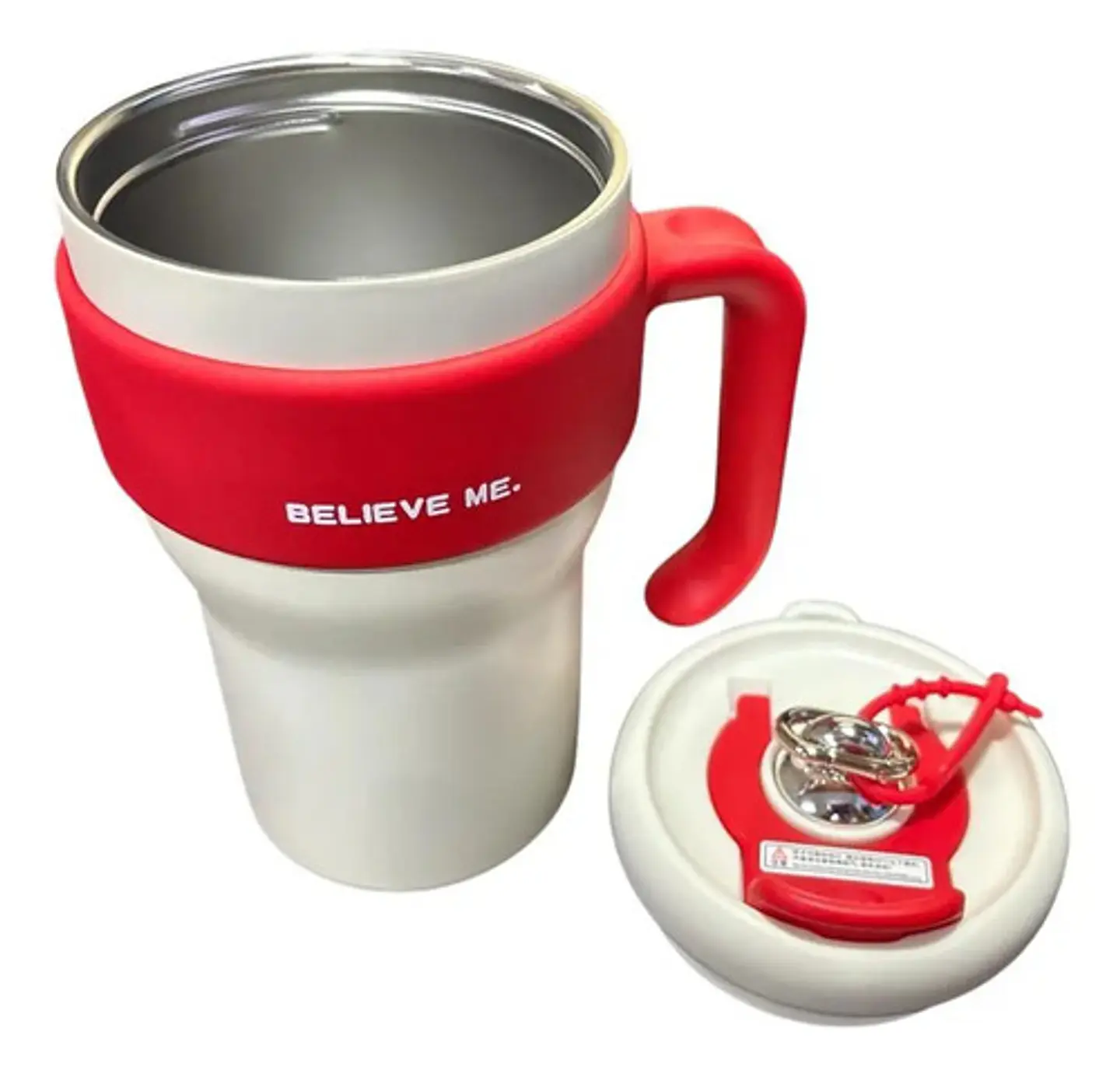 Termo Vaso Con Agarre Botella Térmica Acero Inoxidable 800ml 23