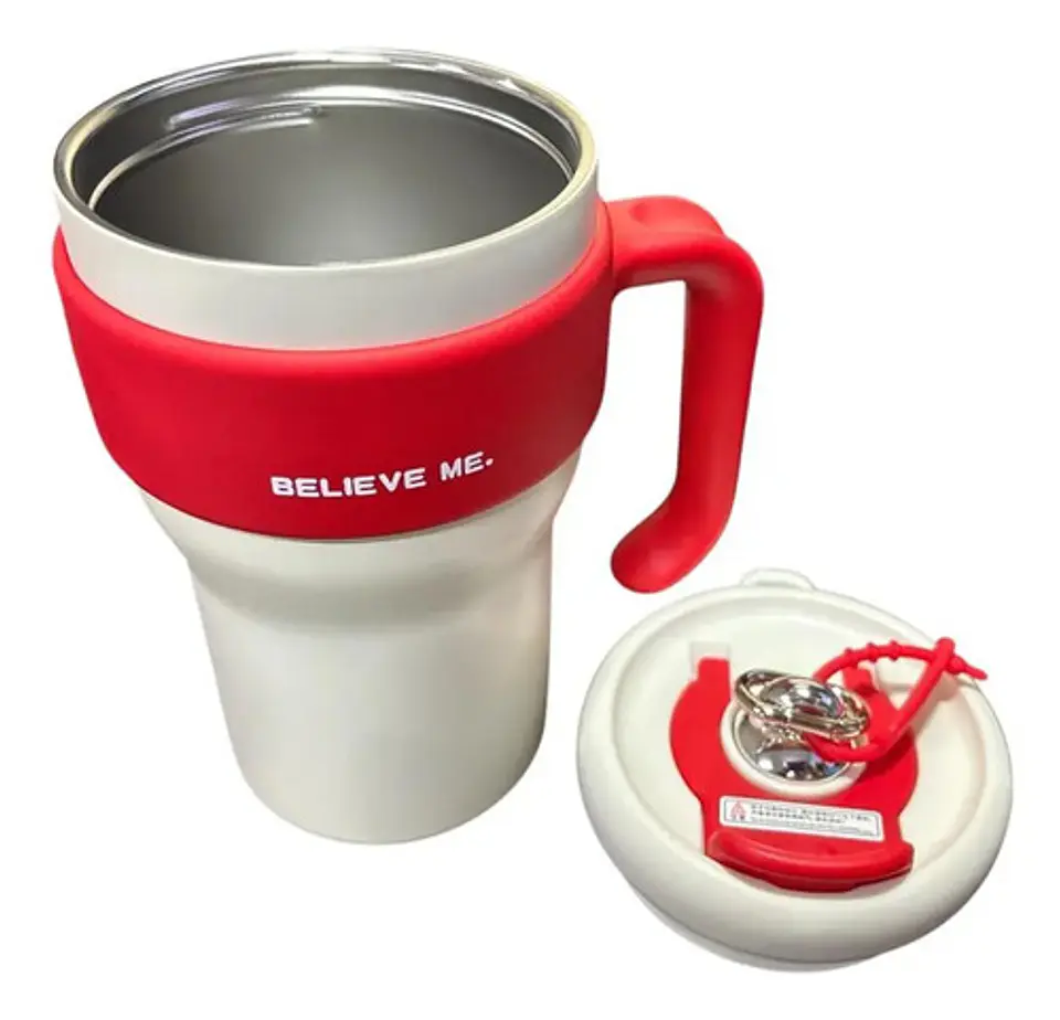Termo Vaso Con Agarre Botella Térmica Acero Inoxidable 800ml 23