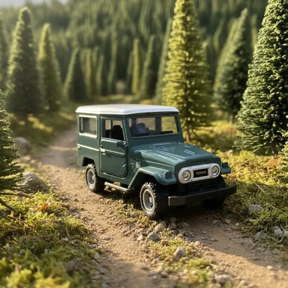 Toyota  Cabinado Luz Y Sonido Fj40 Carro Coleccion 6