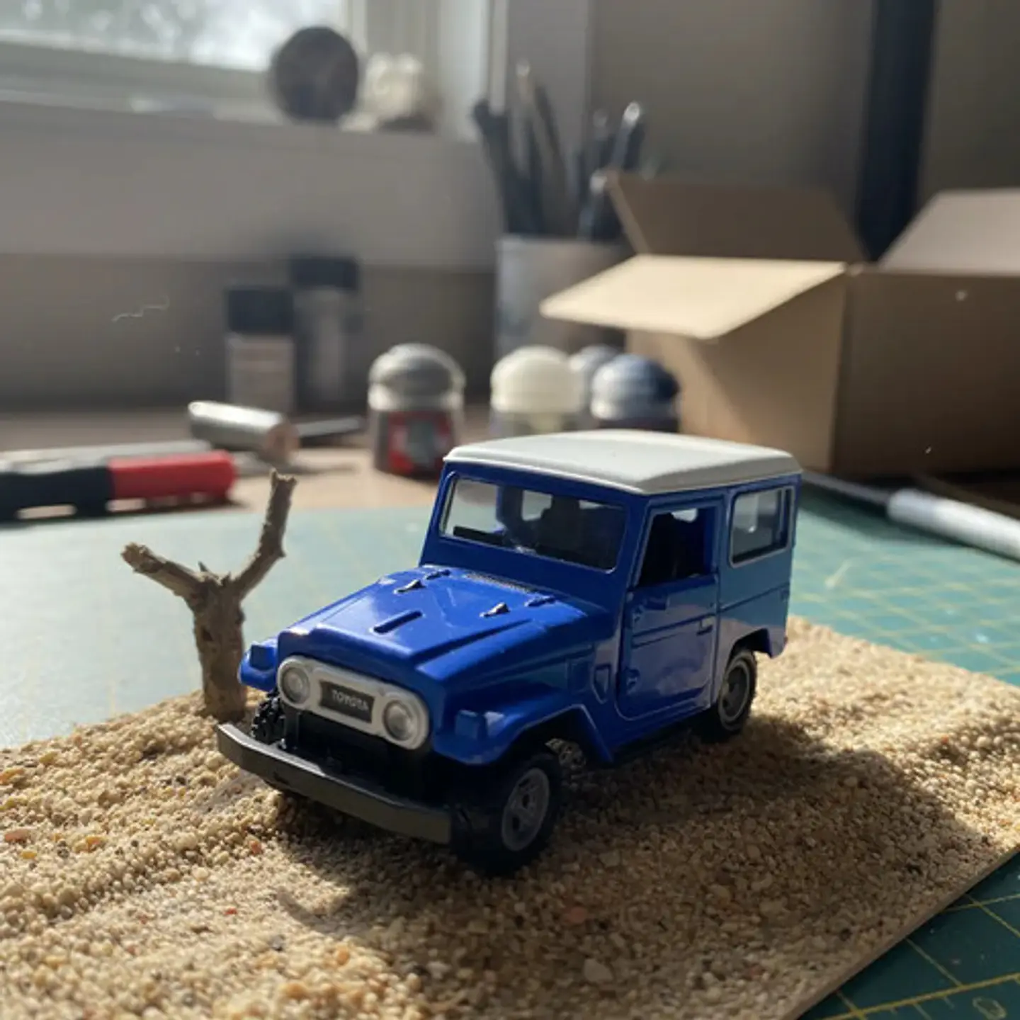 Toyota  Cabinado Luz Y Sonido Fj40 Carro Coleccion 16