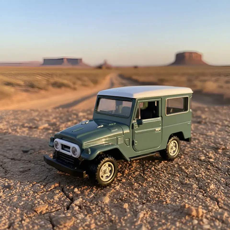 Toyota  Cabinado Luz Y Sonido Fj40 Carro Coleccion 32