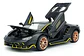 Carro Escala 1:24 Lamborghini Centenario My66 Colección Negro Metal - Miniatura 1