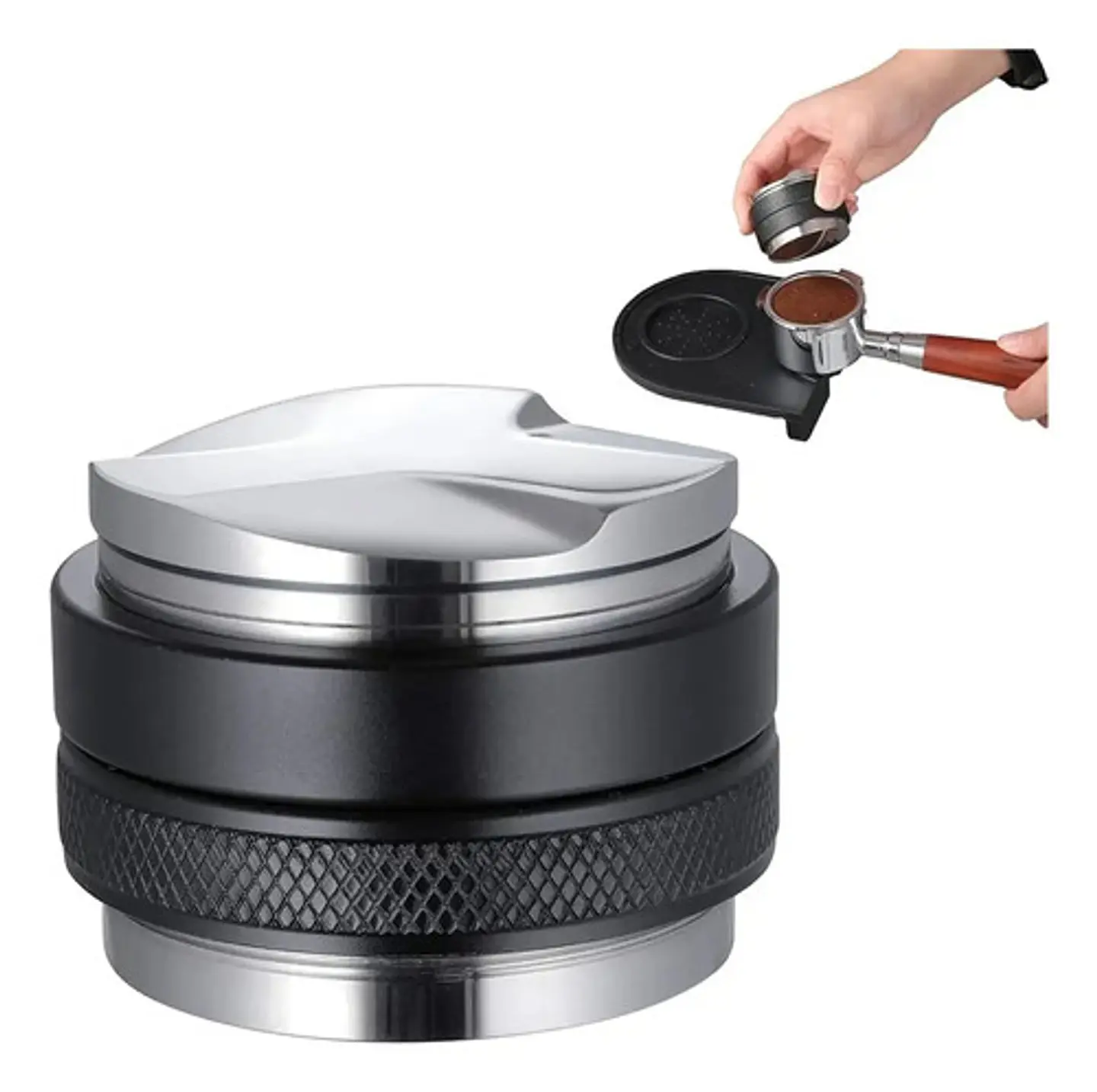 Tamper Distribuidor Café Maquina Espresso 58 Mm - Acero Inox 1