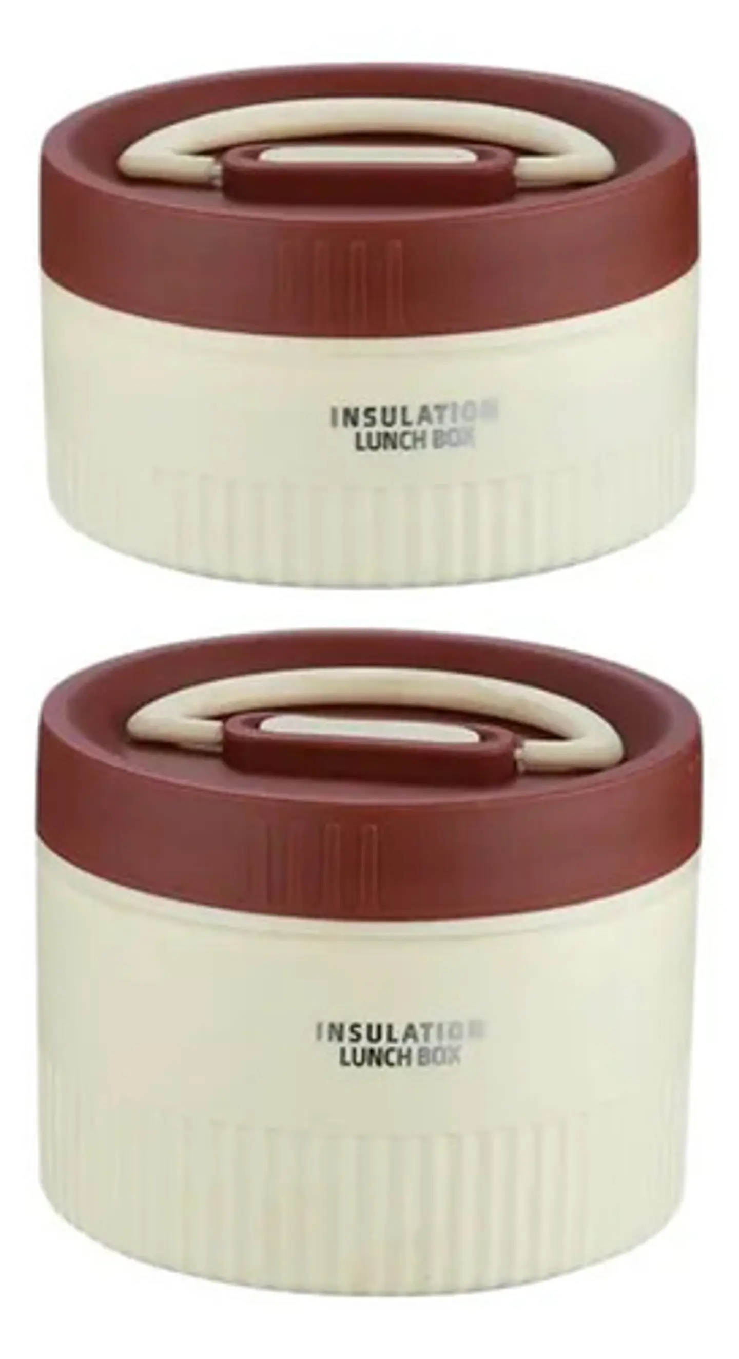Lonchera Fiambrera De Acero Inoxidable  Apilable 2 Niveles 3