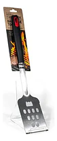 Espátula B&b Con Borde Dentado De Acero Inoxidable Para Asados, 43 Cm Gris - Miniatura 1