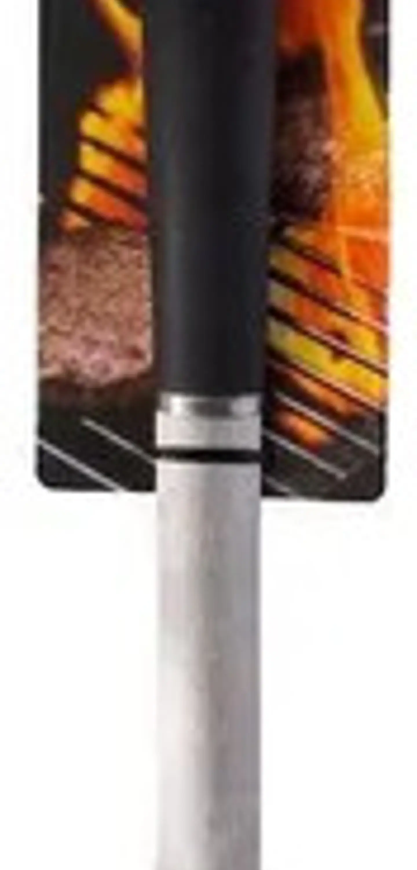 Espátula B&b Con Borde Dentado De Acero Inoxidable Para Asados, 43 Cm Gris 2