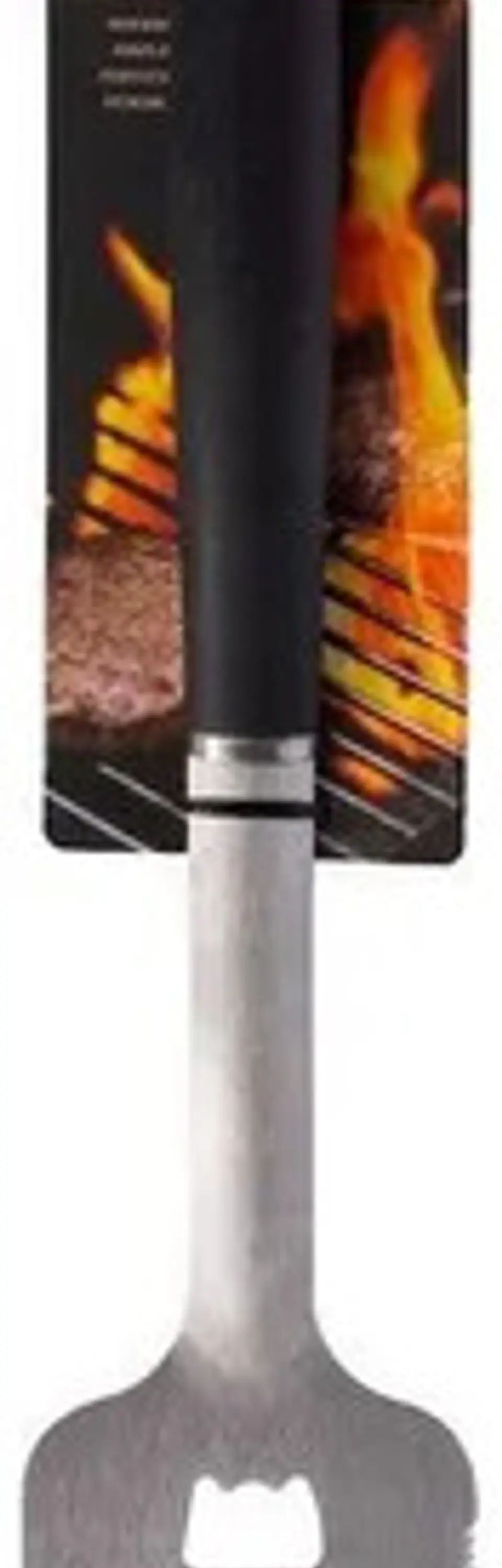 Espátula B&b Con Borde Dentado De Acero Inoxidable Para Asados, 43 Cm Gris 2