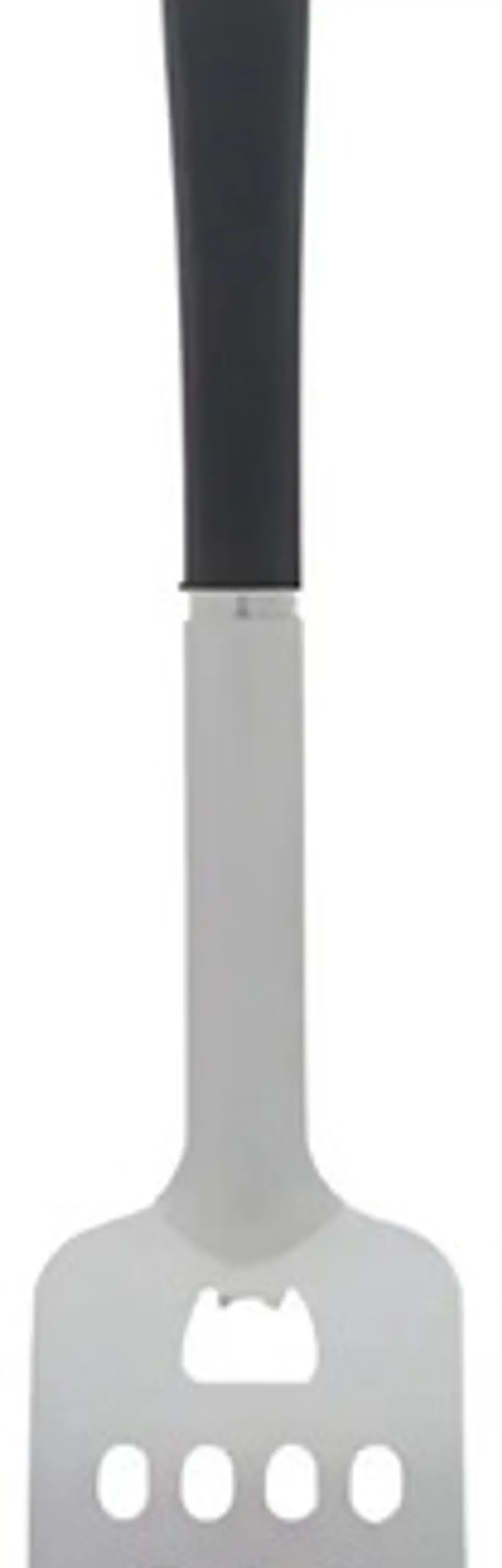 Espátula B&b Con Borde Dentado De Acero Inoxidable Para Asados, 43 Cm Gris 3