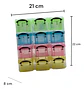 Gavetero Cajonera Plástico Multicolor 4 Niveles Con Tapa Para Oficina - Miniatura 4