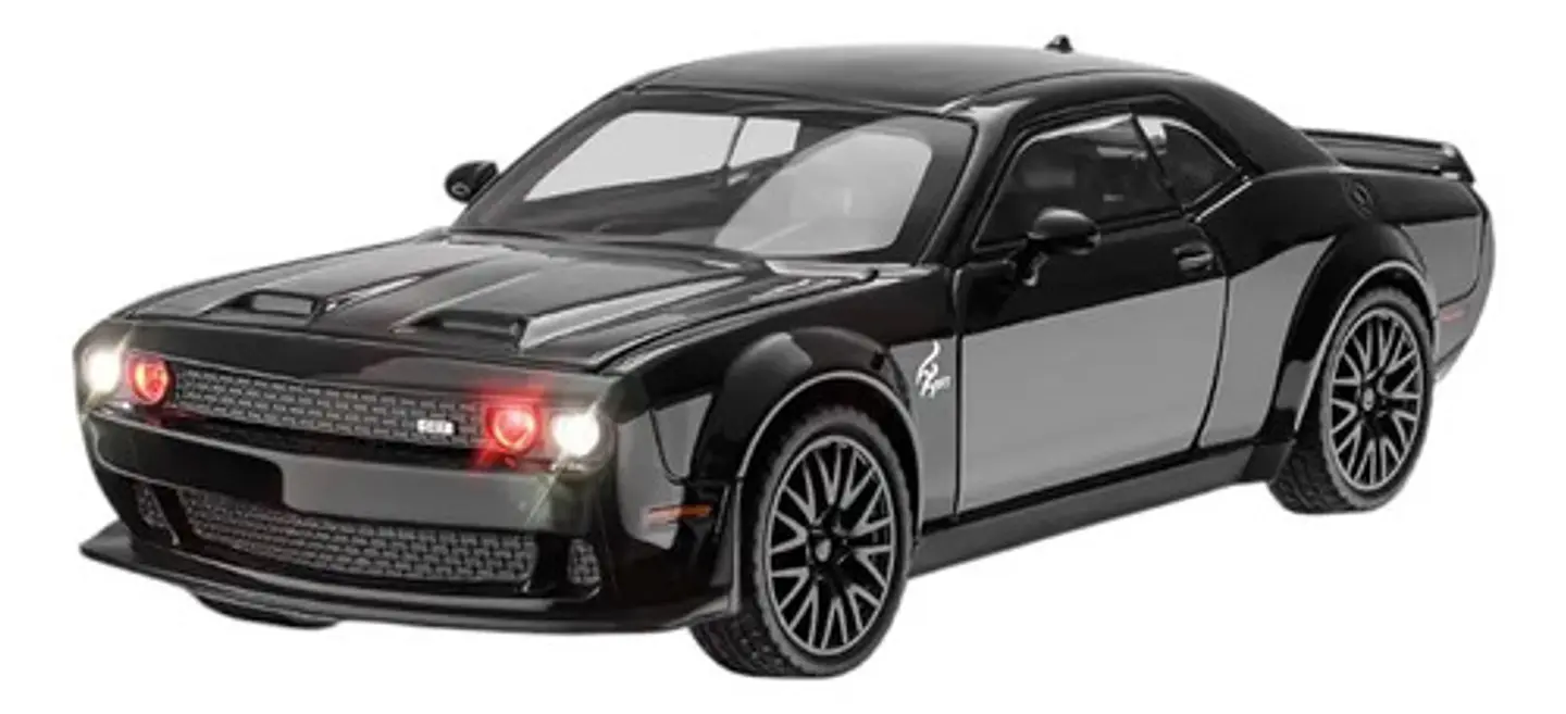 Dodge Challenger Srt Hellcat Redeye Miniatura Metal Car 1/24 13