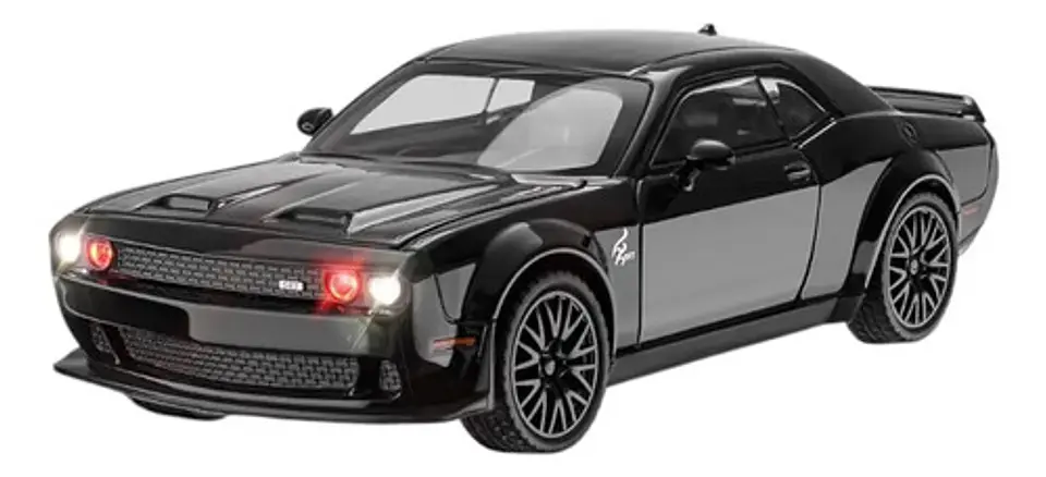 Dodge Challenger Srt Hellcat Redeye Miniatura Metal Car 1/24 13
