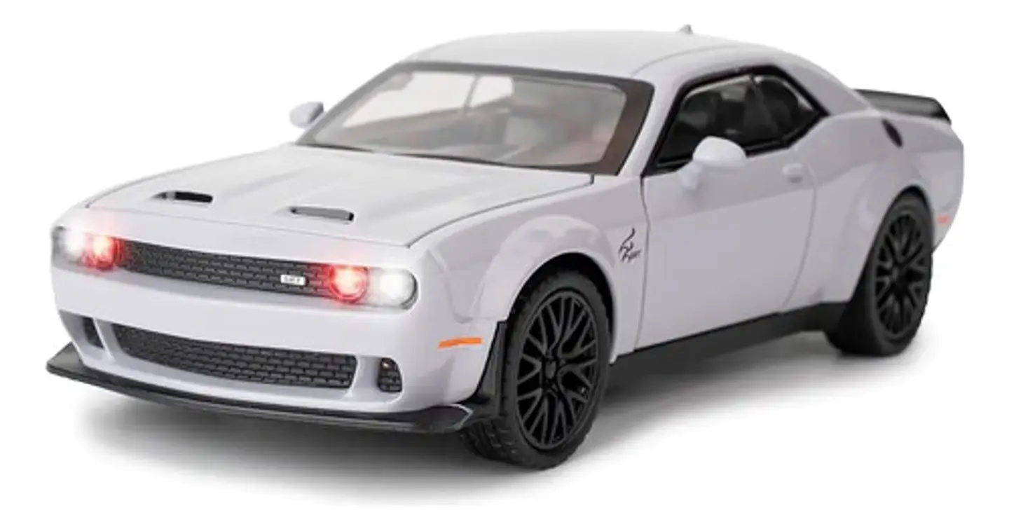 Dodge Challenger Srt Hellcat Redeye Miniatura Metal Car 1/24 18
