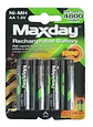 Maxday Ni-mh Aa 1.2 X4 Aa Cilíndrica - Miniatura 1