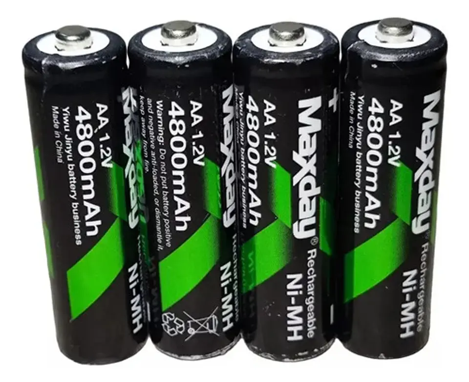 Maxday Ni-mh Aa 1.2 X4 Aa Cilíndrica 2