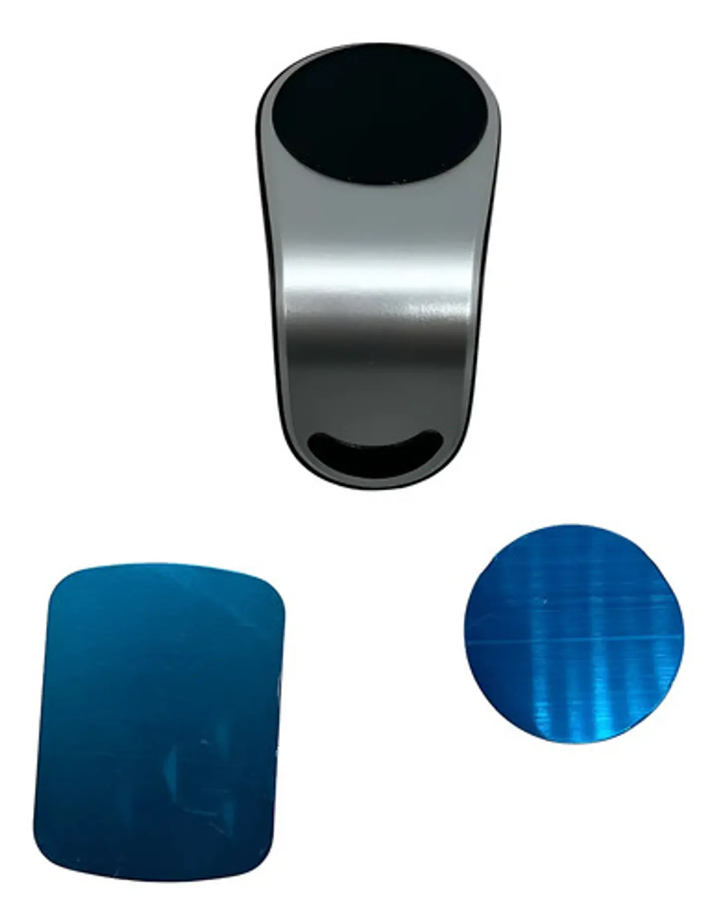 Soporte Para Celular Magnetico Con Antideslizante E Imanes Color Plateado 1