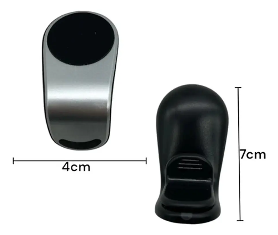Soporte Para Celular Magnetico Con Antideslizante E Imanes Color Plateado 4