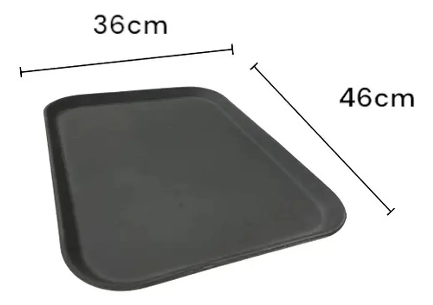 Bandeja Rectangular Antideslizante Fibra De Vidrio 35x46 Cm 3