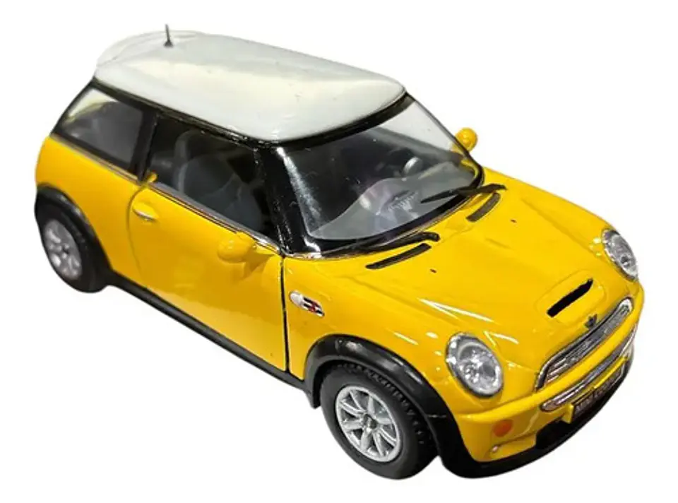 Carrito En Miniatura Mini Cooper  De Metal Con Fricción 1