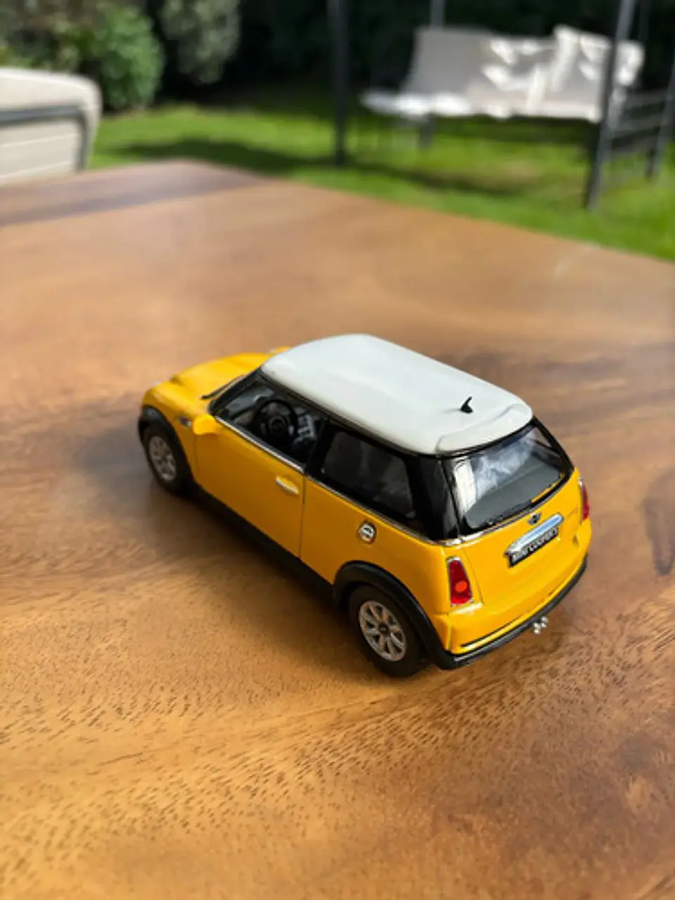 Carrito En Miniatura Mini Cooper  De Metal Con Fricción 5