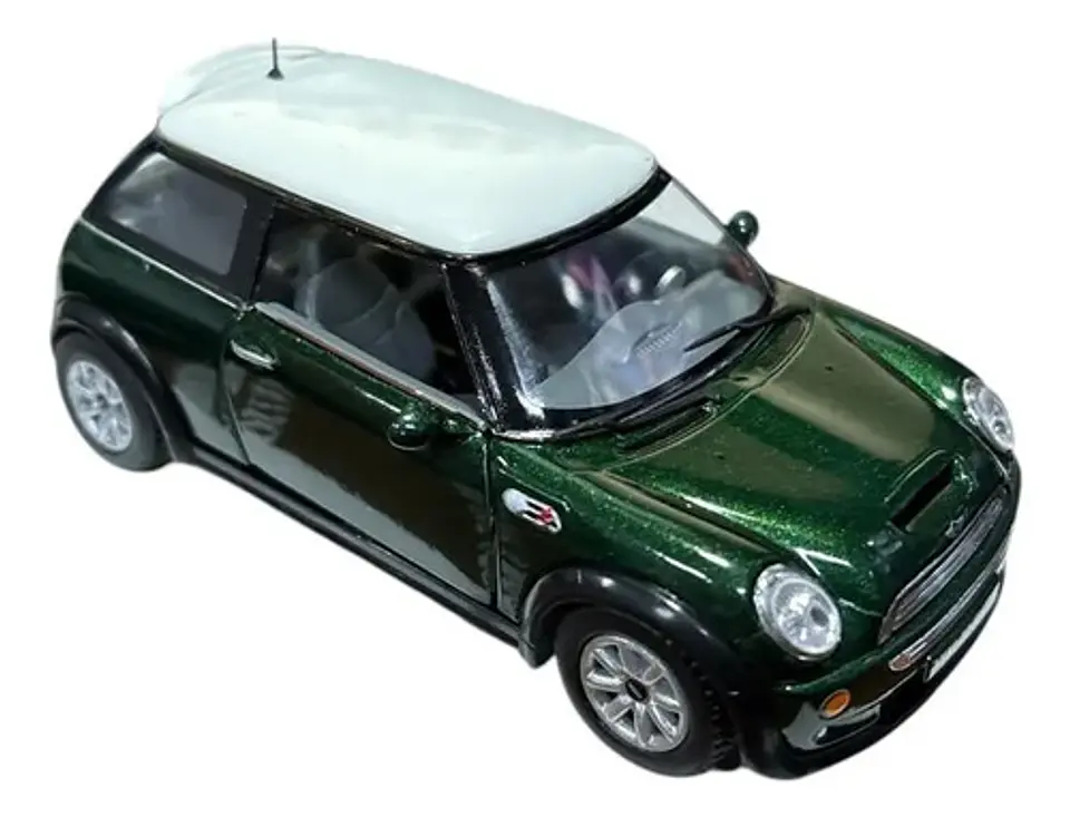 Carrito En Miniatura Mini Cooper  De Metal Con Fricción 11