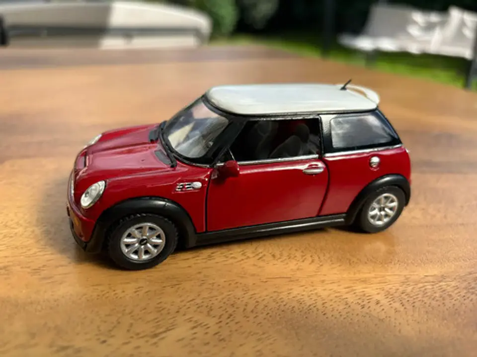 Carrito En Miniatura Mini Cooper  De Metal Con Fricción 19