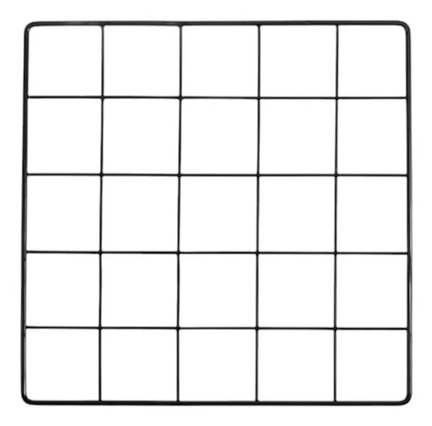 Tablero Para Notas 35x35 Negro 25 Espacios 2