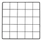 Tablero Para Notas 35x35 Negro 25 Espacios - Miniatura 2