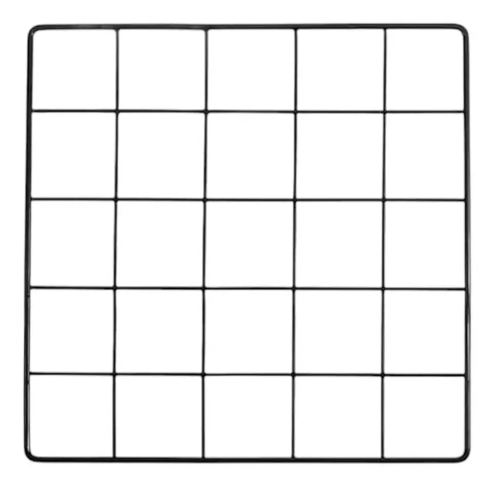 Tablero Para Notas 35x35 Negro 25 Espacios 2