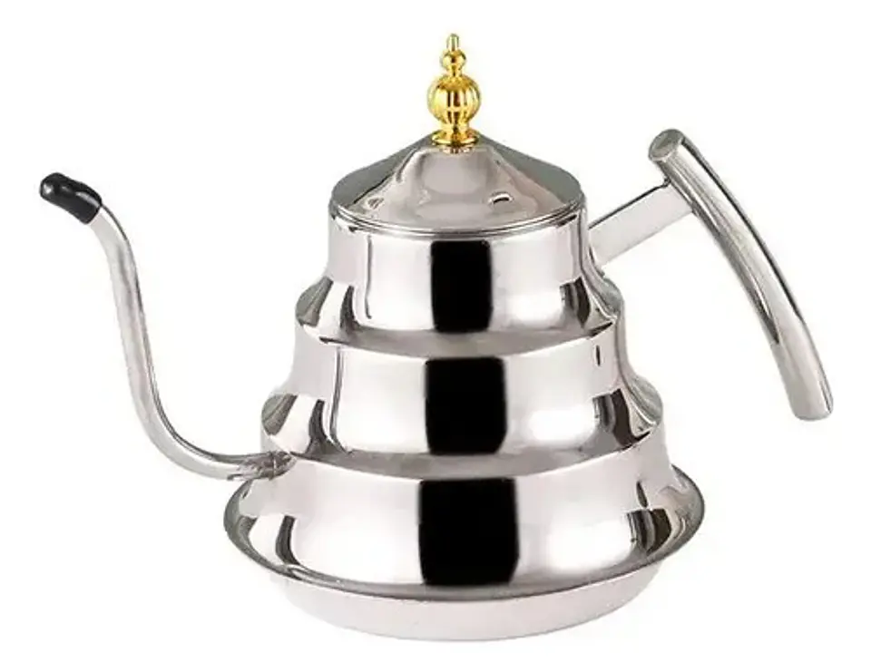 Tetera Inoxidable Macro 1.2l Con Infusor Aluminio Color Plateado 3