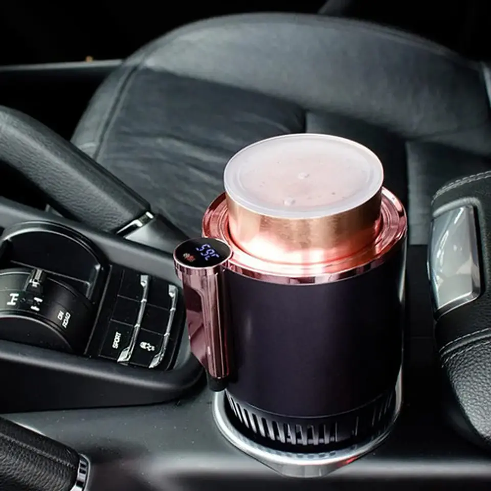 Calentador Enfriador Bebidas Vehiculo Lata Botella Portavaso 17