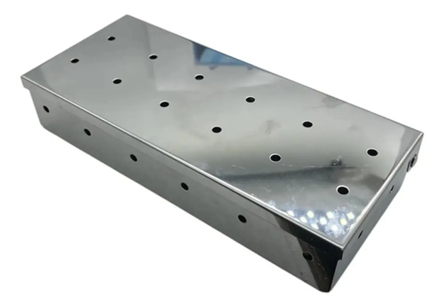Caja Ahumadora Bbq Essentials Acero Inoxidable Asador Barril Plateado 2