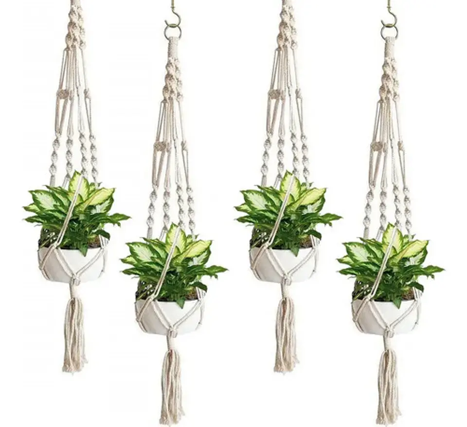 Portamaceta Colgaderas Macetas Colgantes Poteras Macrame 3