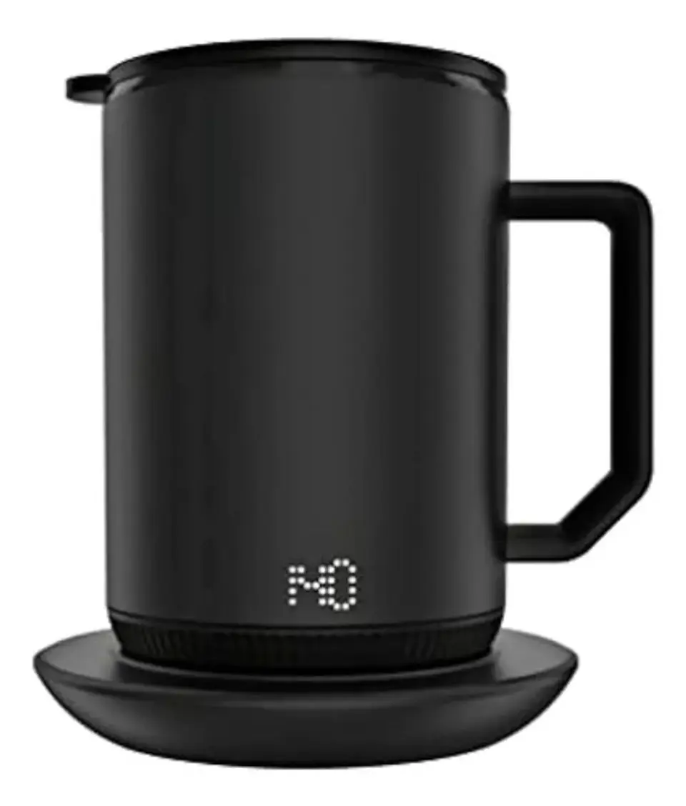 Taza Para Café Autocalentable Y Portavasos Importada 1