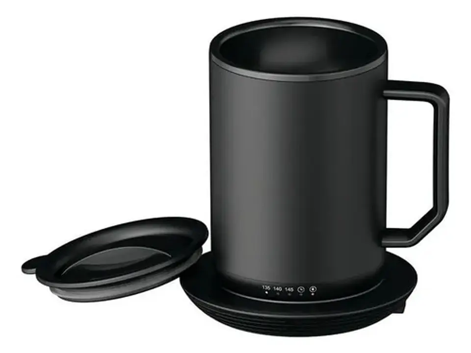 Taza Para Café Autocalentable Y Portavasos Importada 2