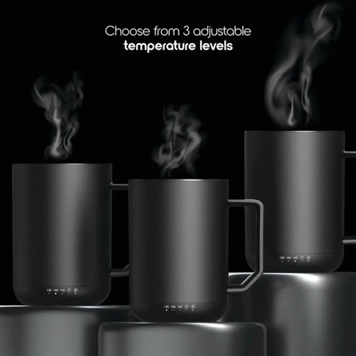 Taza Para Café Autocalentable Y Portavasos Importada 6