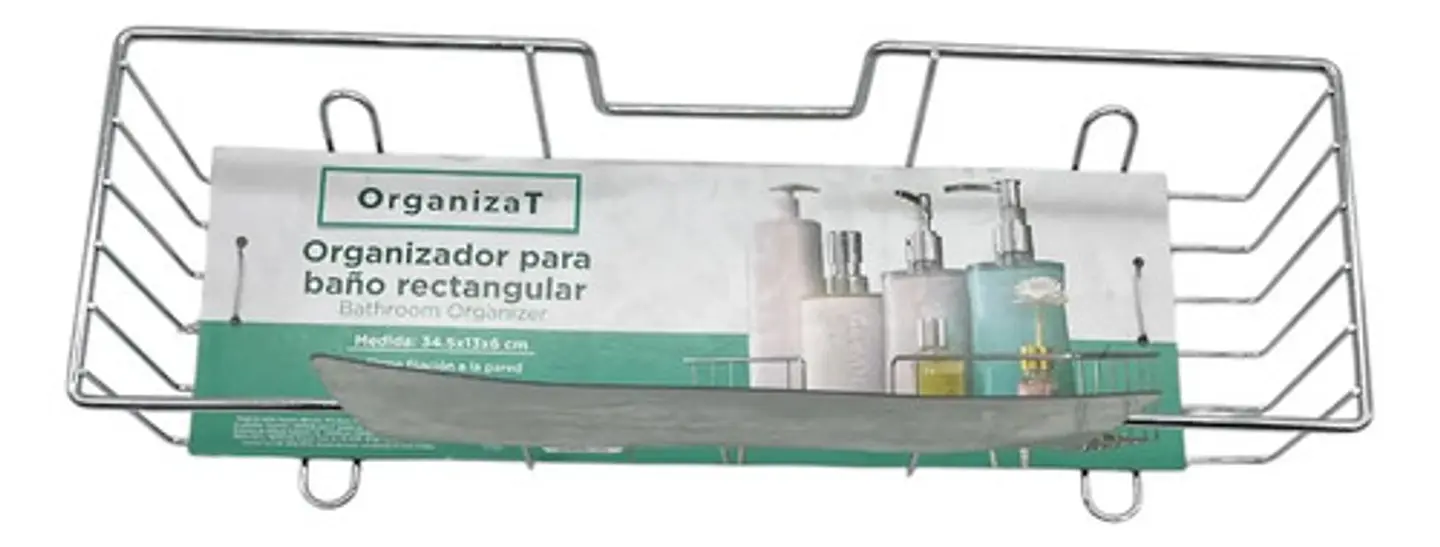 Organizador Para Baño Rectangular 34.5x13x6 Cm 3