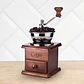Molino De Café Manual Portátil De Madera Vintage Retro Color - Miniatura 3