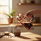 Cafetera Prensa Francesa 350ml Vidrio Color Oro Rosa Dorado - Miniatura 11