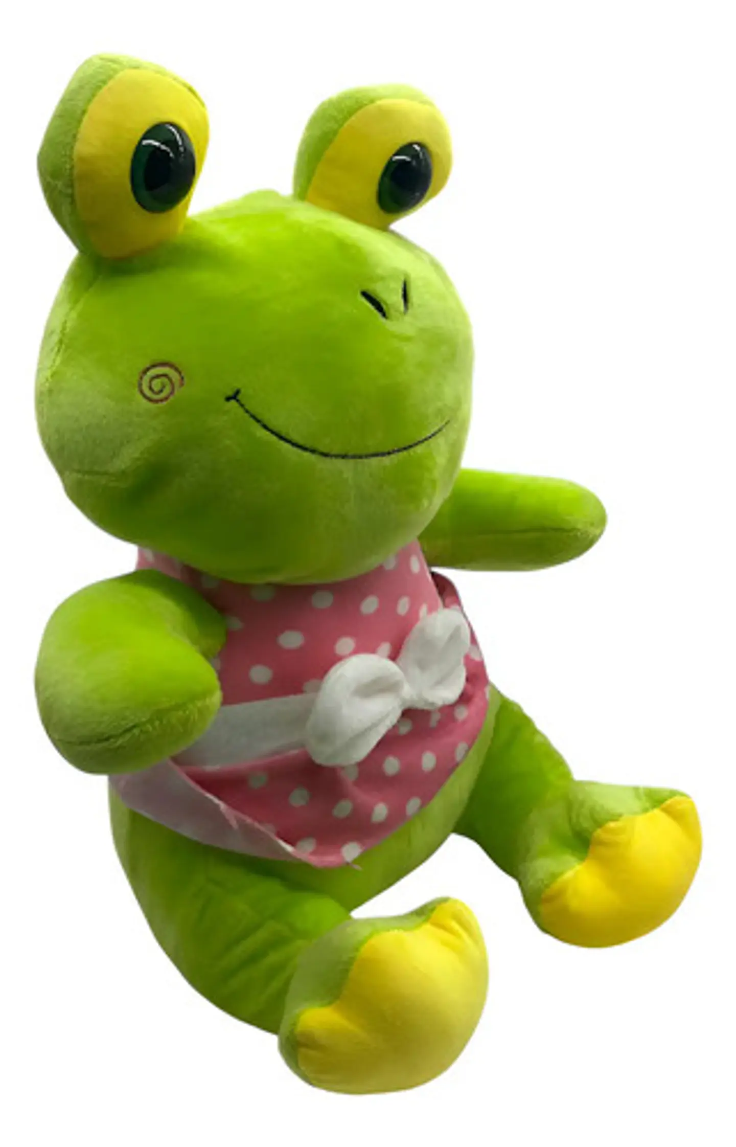 Peluche Rana Con Vestido Rosado 1