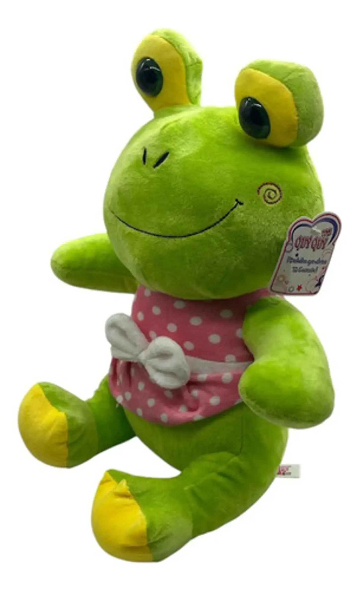 Peluche Rana Con Vestido Rosado 2