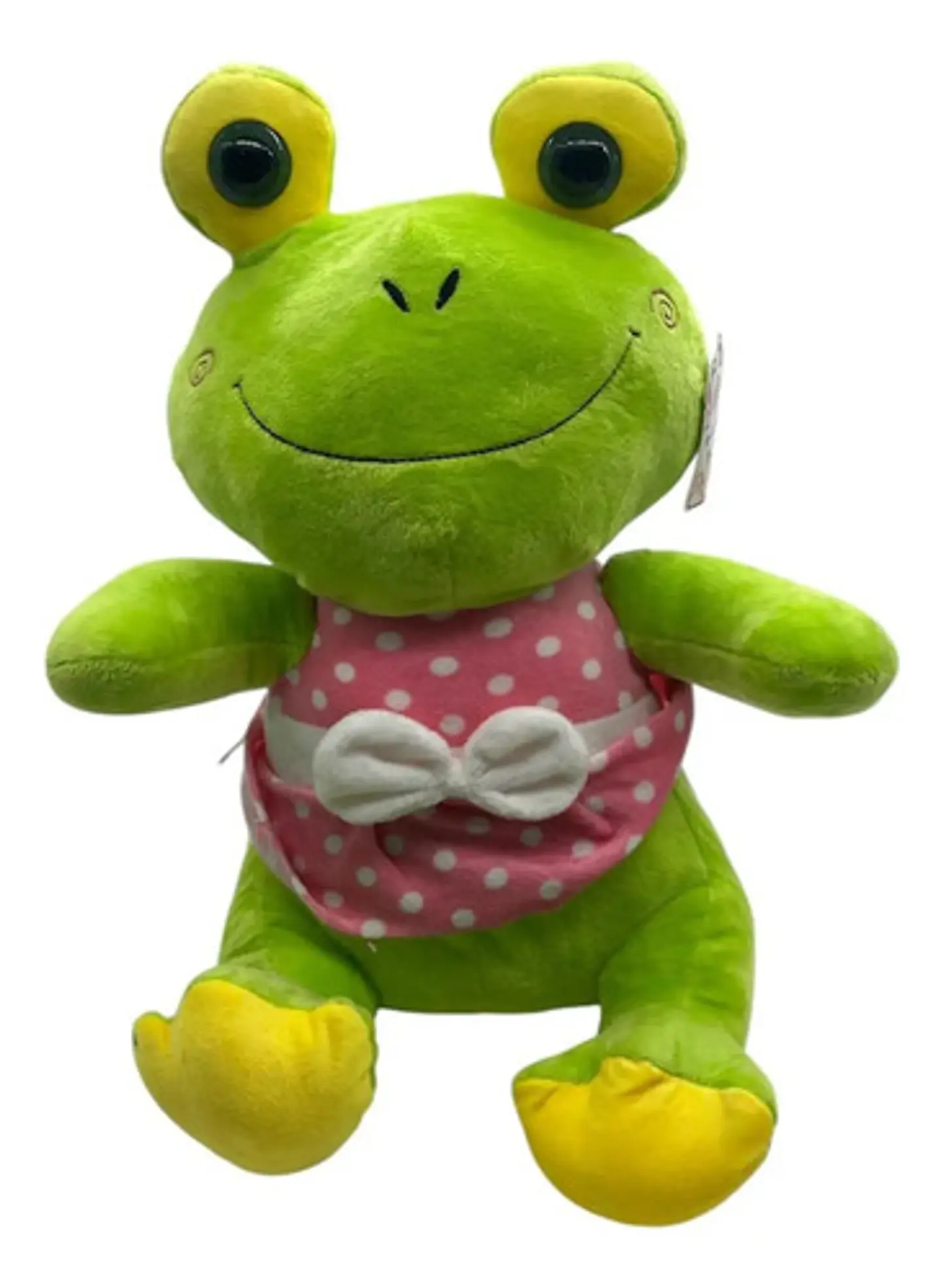 Peluche Rana Con Vestido Rosado 3