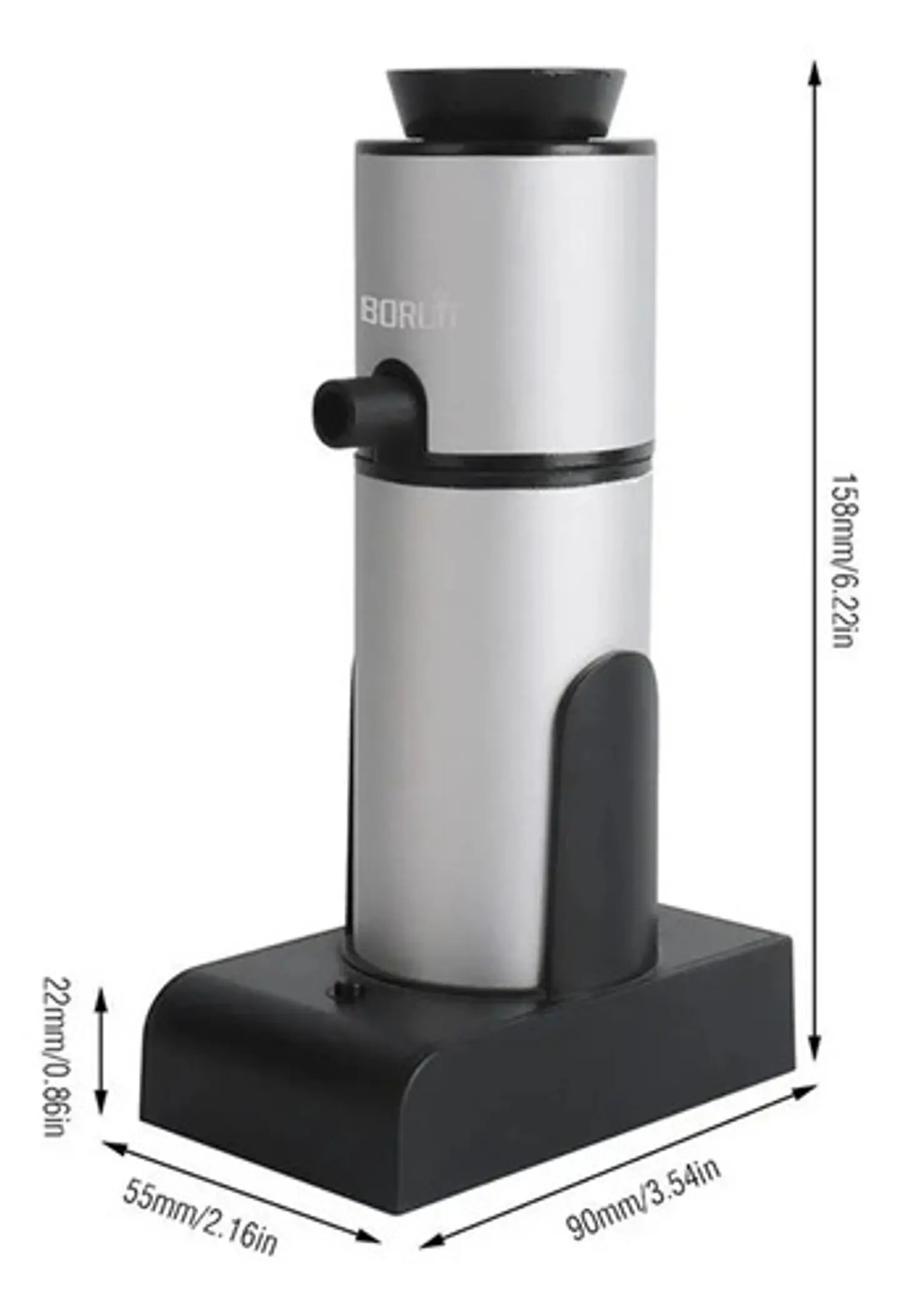 Infusor De Humo Portátil Tugemet Para Cócteles Y Bebidas, Kit De 13 Piezas Gris Oscuro Mate 2